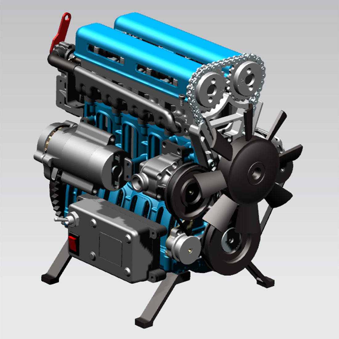 TECHING Build Your Own 4 Cylinder Engine Kits for Adults with ...