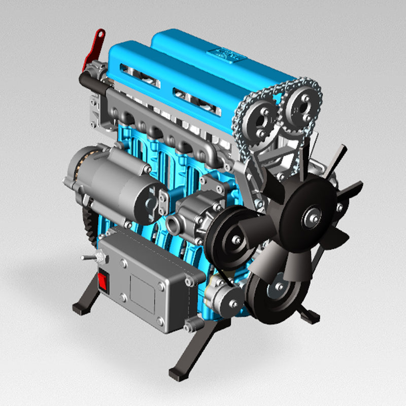 TECHING Build Your Own 4 Cylinder Engine Kits for Adults with ...