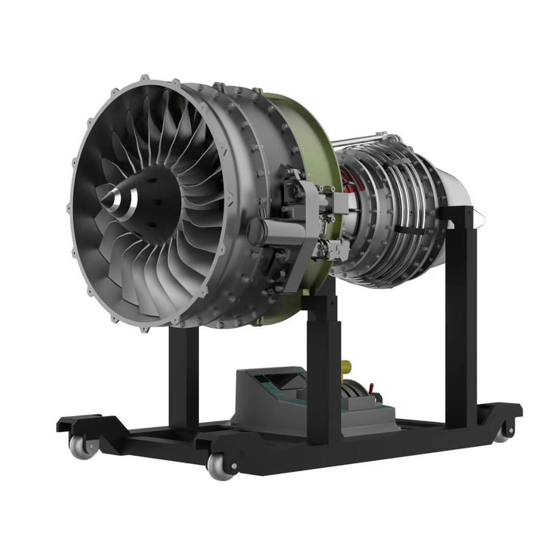 TECHING DIY Twin-spool Turbofan Engine Kits Assembly 1/10 Electric ...