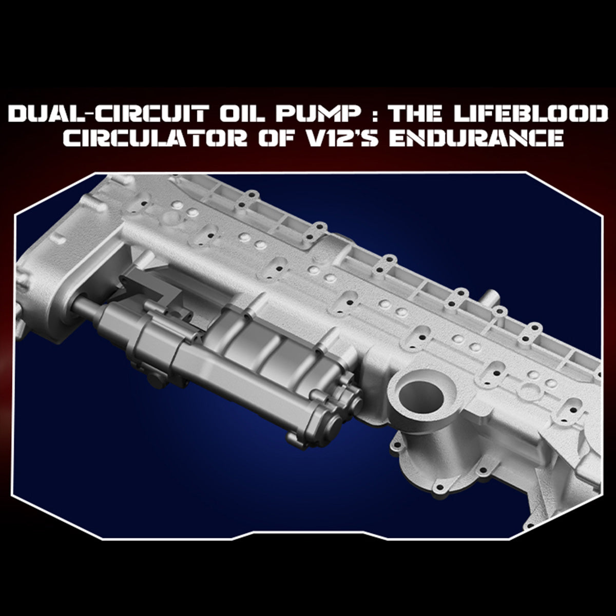 TECHING DM108 Metal V12 Engine Model Kits Build Your Own V12 Supercar Engine That Really Runs 800+PCS