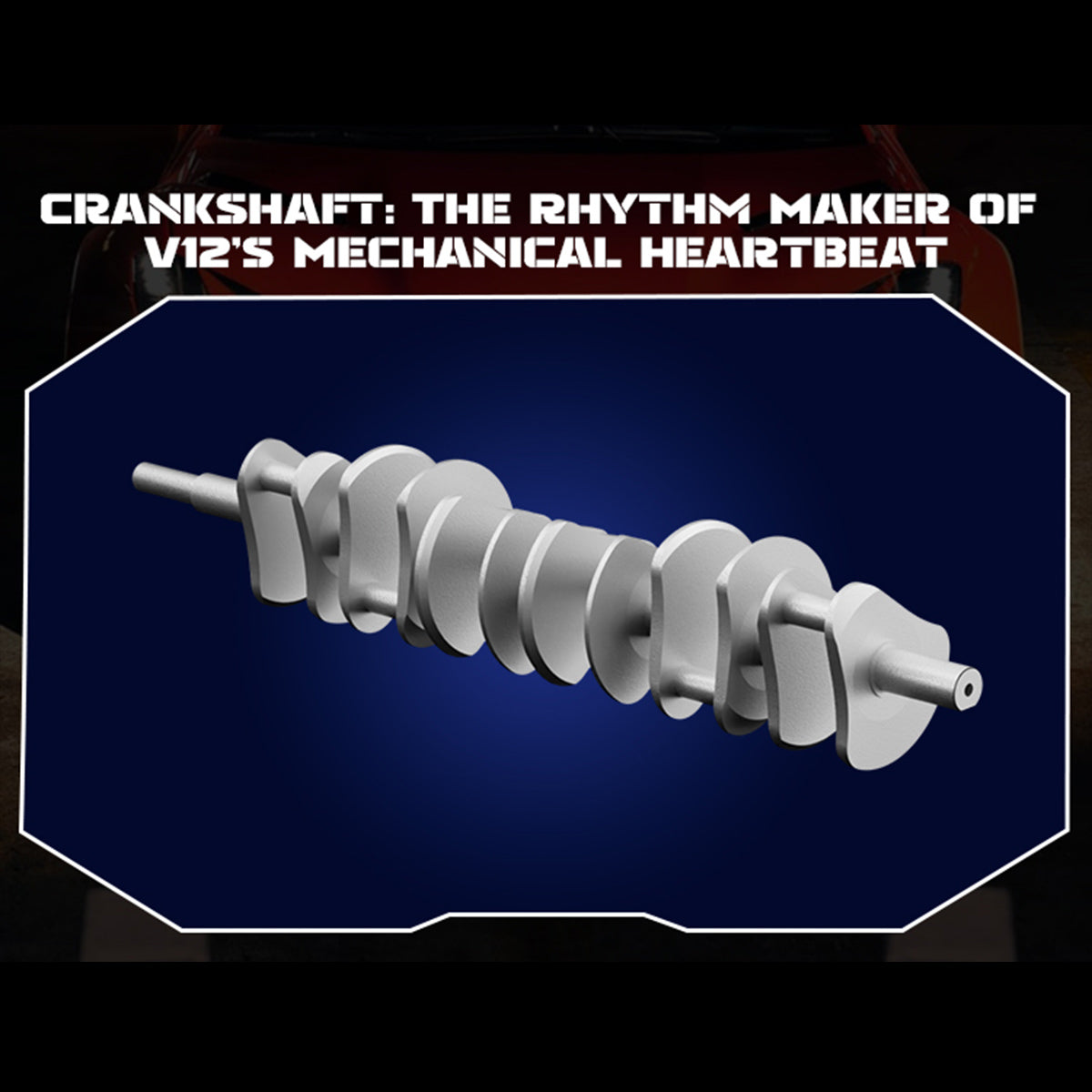 TECHING DM108 Metal V12 Engine Model Kits Build Your Own V12 Supercar Engine That Really Runs 800+PCS