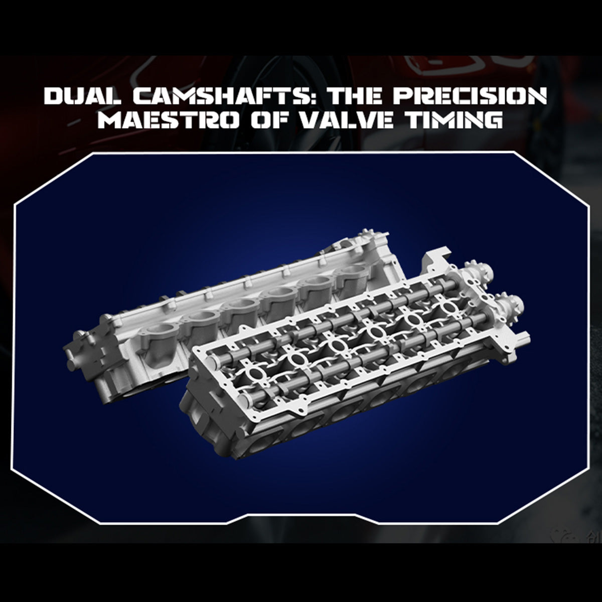TECHING DM108 Metal V12 Engine Model Kits Build Your Own V12 Supercar Engine That Really Runs 800+PCS - stirlingkit