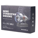 TECHING DM122 Build Your Own Mini Cutaway Turbofan Engine Model Kit – Functional STEM Gift for Future Engineers