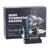 TECHING DM122 Build Your Own Mini Cutaway Turbofan Engine Model Kit – Functional STEM Gift for Future Engineers