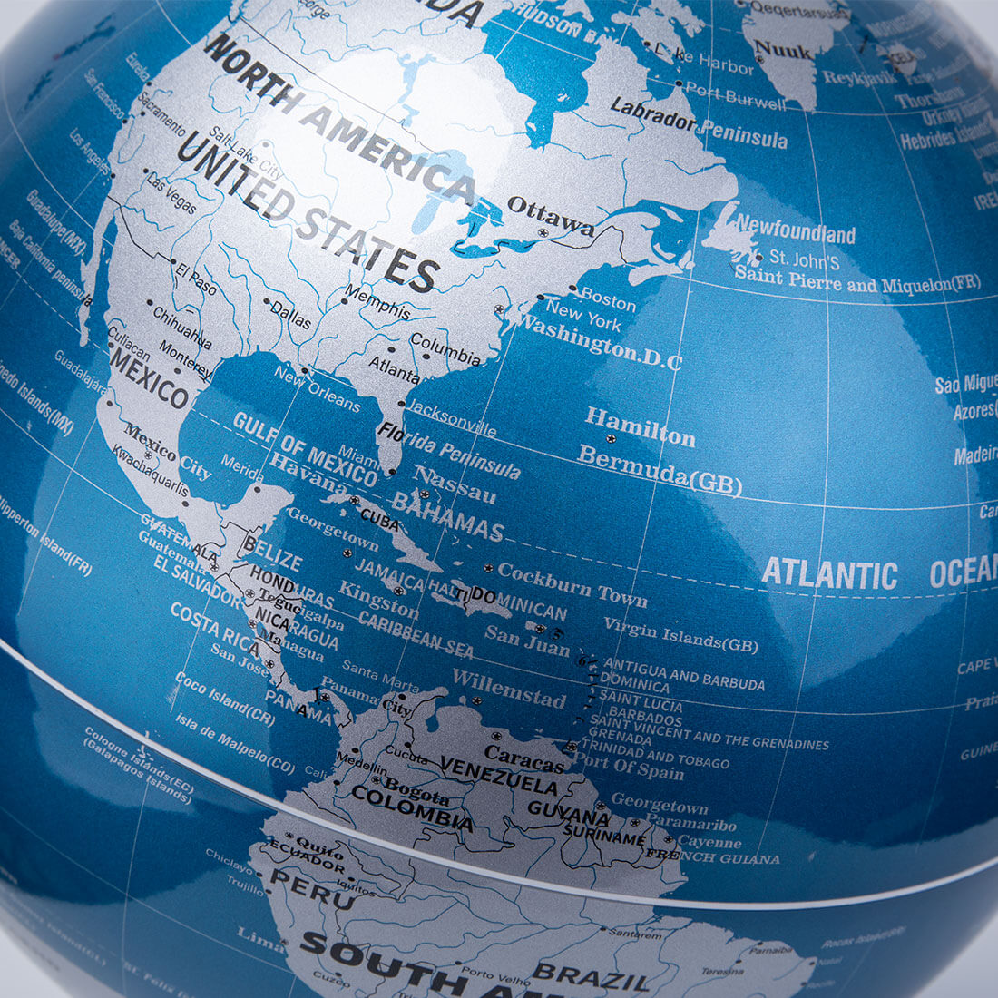 Teching Multifunctional Auto-Spinning Illuminated World Globe for Kids with Stand - stirlingkit