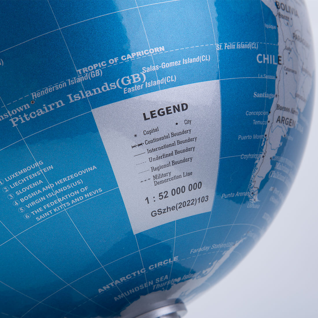 Teching Multifunctional Auto-Spinning Illuminated World Globe for Kids with Stand - stirlingkit