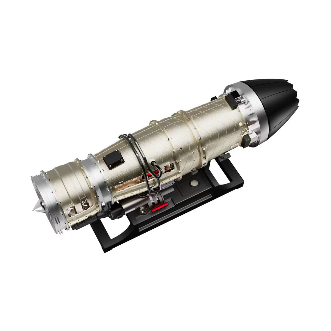 TECHING DM135 1/10 Turbofan Engine Model Kit that Works F35 Military Fighter Jet Engine Kits 600+PCS - stirlingkit