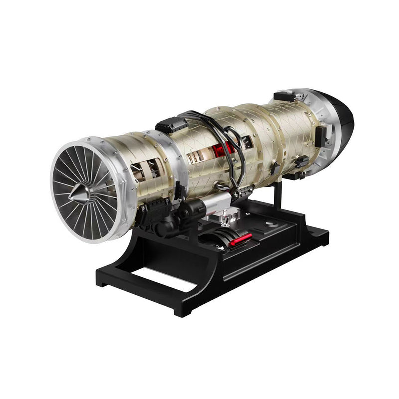 TECHING DM135 1/10 Turbofan Engine Model Kit that Works F35 Military Fighter Jet Engine Kits 600+PCS - stirlingkit