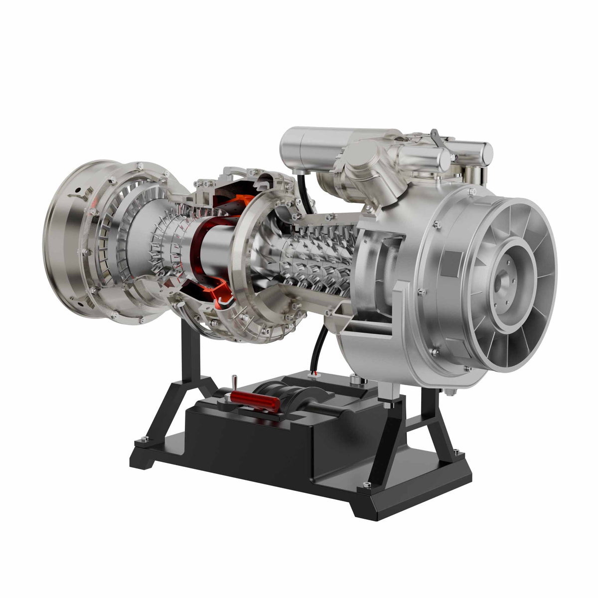 Teching T700 DIY Turboshaft Engine Model Build Your Own Military Engine Kit for Adults DM136 - stirlingkit
