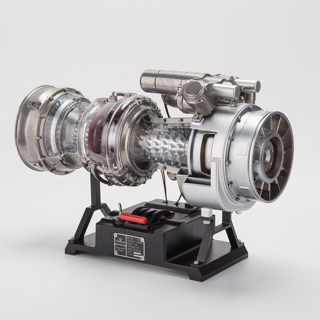 Teching T700 DIY Turboshaft Engine Model Build Your Own Military Engine Kit for Adults DM136 - stirlingkit