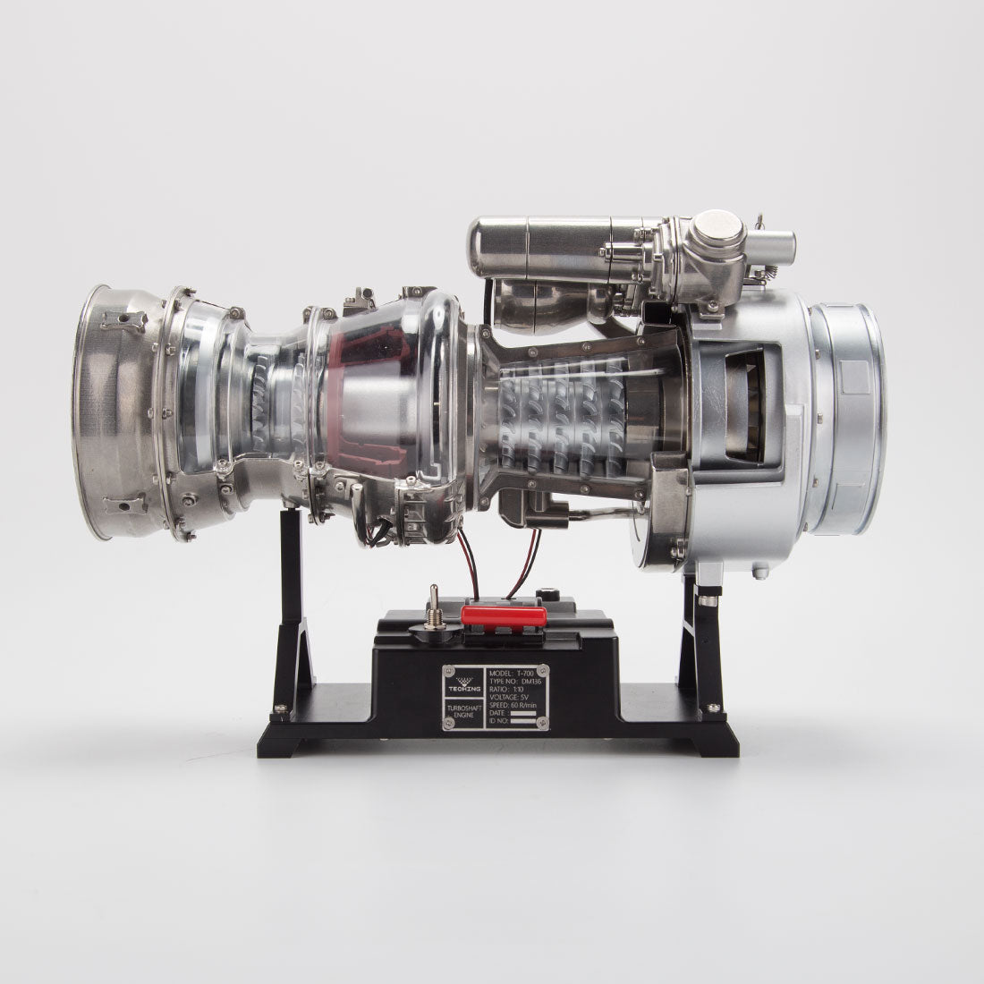 Teching T700 DIY Turboshaft Engine Model Build Your Own Military Engine Kit for Adults DM136 - stirlingkit