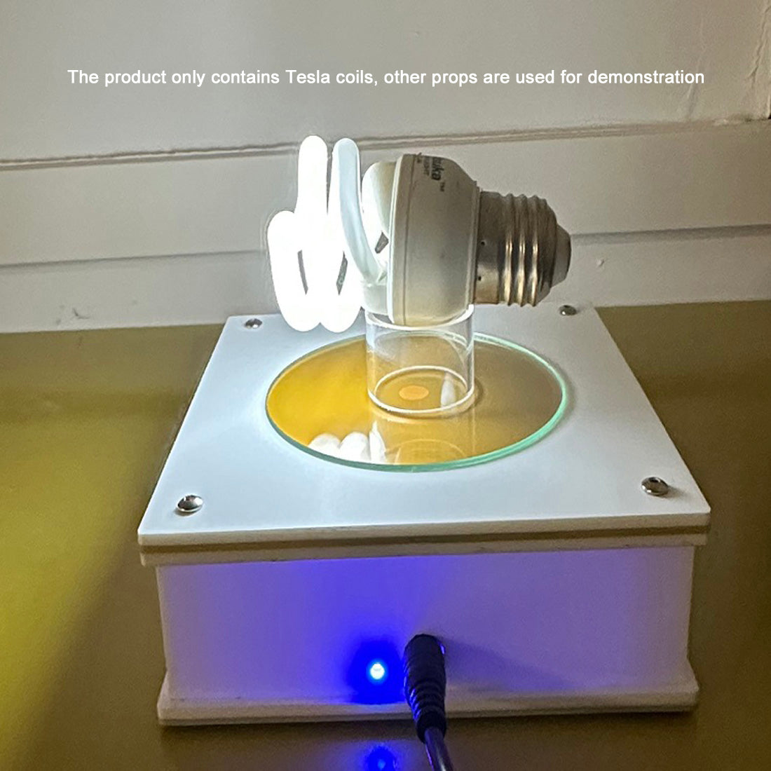 Tesla Coil for Isolated Electric Light Experimental Physics Science Toy Gifts - stirlingkit