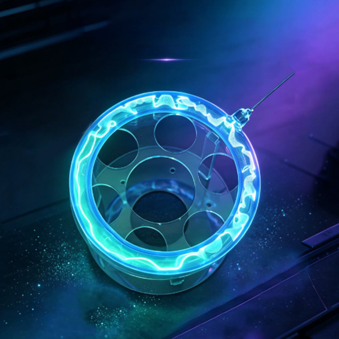 The Ion Arc Ring: Real Captured Lightning for Your Desk