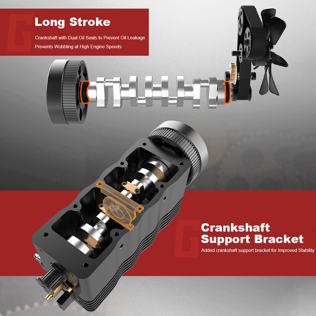 TOYAN FS-L400BGC Gas Powered 14CC Inline Four Cylinder 4 Stroke Engine Model Kits Full Set One Key Start - stirlingkit