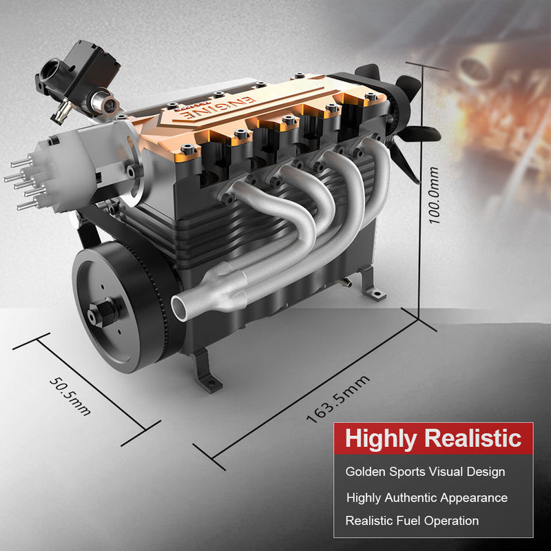 TOYAN FS-L400BGC Gas Powered 14CC Inline Four Cylinder 4 Stroke