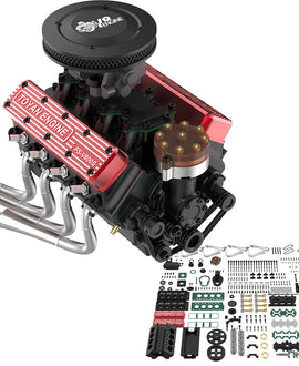 TOYAN FS-V800WGPC 1/10 Mini V8 Engine Model Building kits Run on Gas 28cc