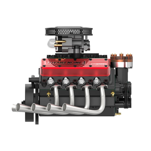 TOYAN FS-V800WGPC 1/10 Mini V8 Engine Model Building kits Run on Gas 28cc - stirlingkit