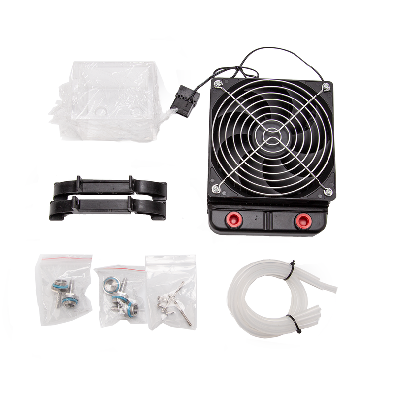 TOYAN High Performance Water Cooling Radiator for TOYAN FS-V800WGPC Small Block V8 Engine Kits - stirlingkit