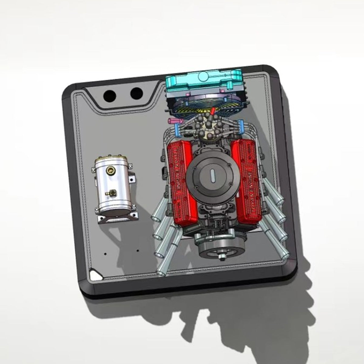 TOYAN V8 FS-V800WGPC Build Your Own V8 Engine Model Kits That Runs on Gas Full Sets - stirlingkit