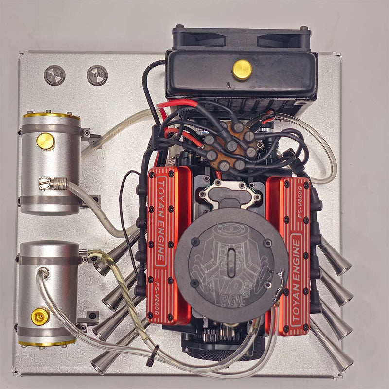 TOYAN V8 FS-V800WGPC Build Your Own V8 Engine Model Kits That Runs on Gas Full Sets