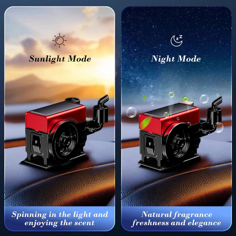 Tractor Engine Solar Powered Car Perfume Diffuser - stirlingkit