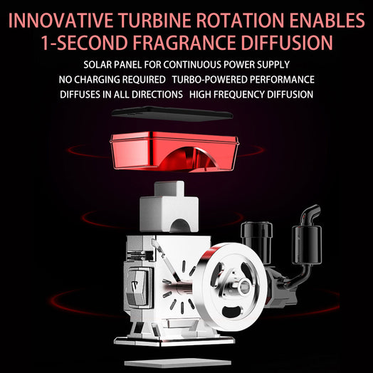 Tractor Engine Solar Powered Car Perfume Diffuser - stirlingkit
