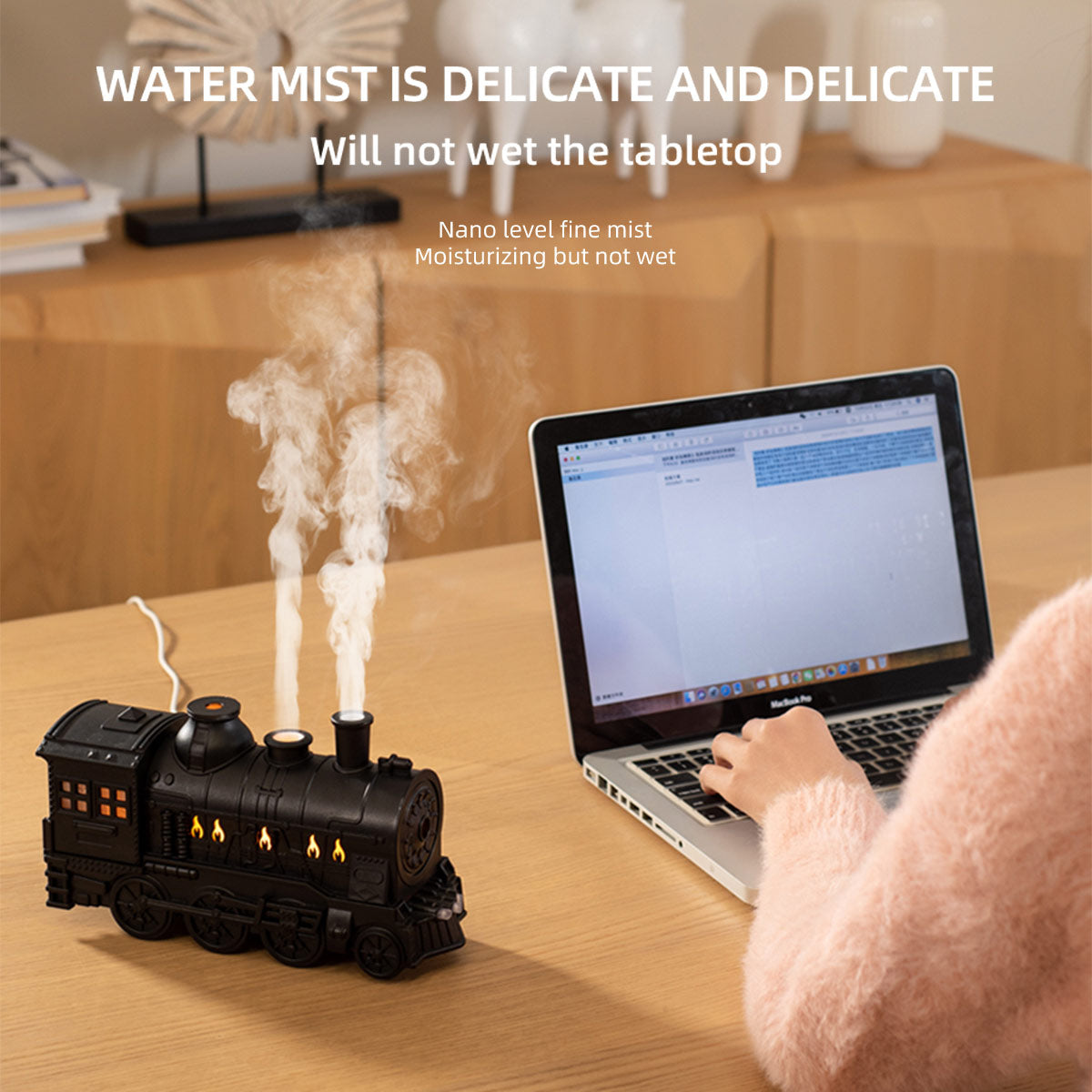 Train Steam Ship Design Humidifier Diffuser - stirlingkit