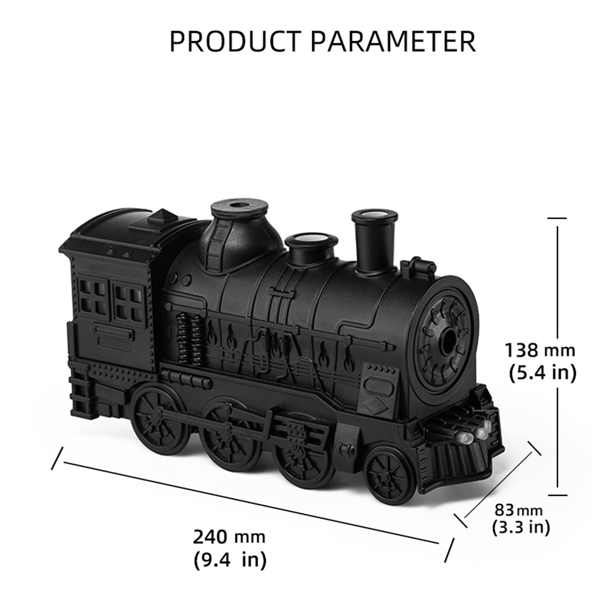 Train Steam Ship Design Humidifier Diffuser - stirlingkit