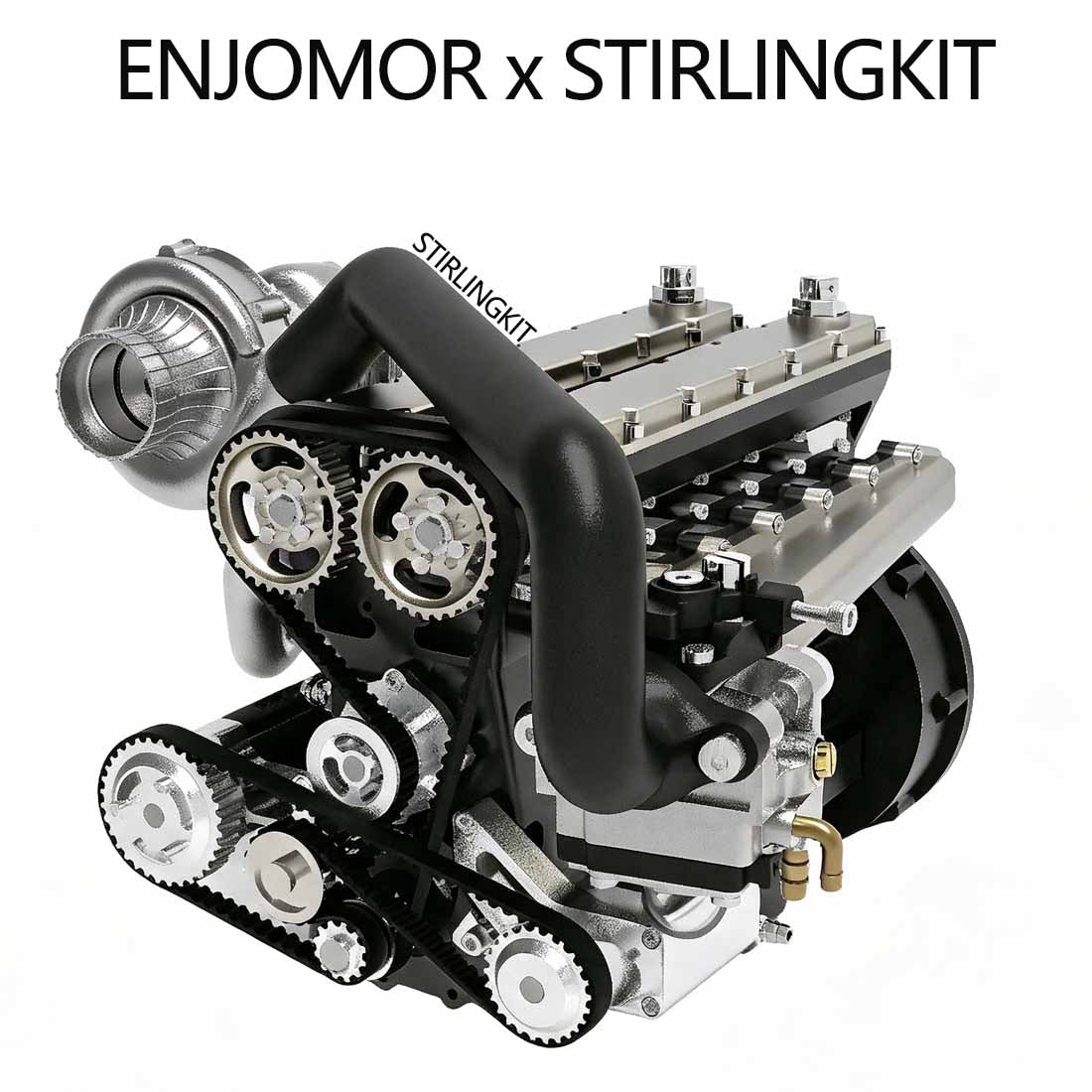 Turbocharger for Enjomor L6 28cc Inline-6 Engine Model GS-L6 - stirlingkit