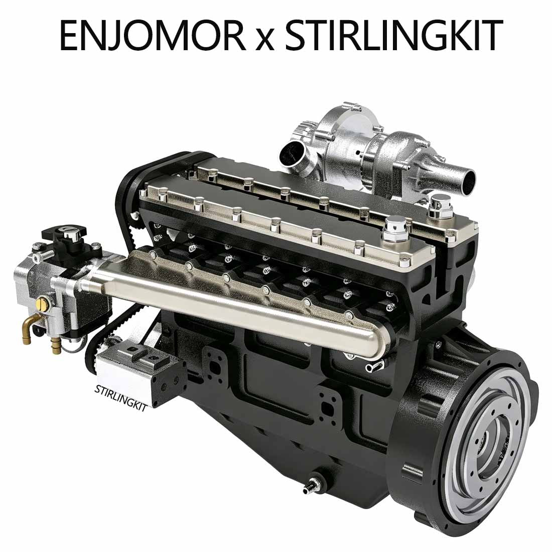 Turbocharger for Enjomor L6 28cc Inline-6 Engine Model GS-L6 - stirlingkit