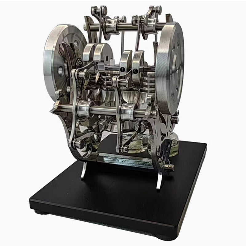 Twin Cylinder Dual-Piston Hot Air Stirling Engine Model Pigeon Shape Science Toy - stirlingkit