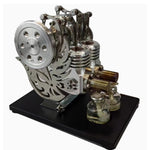 Twin Cylinder Dual-Piston Hot Air Stirling Engine Model Pigeon Shape Science Toy - stirlingkit