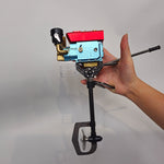 Underwater Propeller Fixed Long Bracket Set for RETROL 2.6cc Single Cylinder 4-Stroke Gasoline Engine - stirlingkit