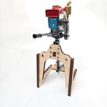 Underwater Propeller Fixed Long Bracket Set for RETROL 2.6cc Single Cylinder 4-Stroke Gasoline Engine - stirlingkit