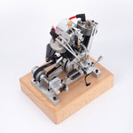 MUSA Hoglet Mini V-twin Engine V2 Gasoline 4-Stroke Engine Motorcycle With Kickstarter
