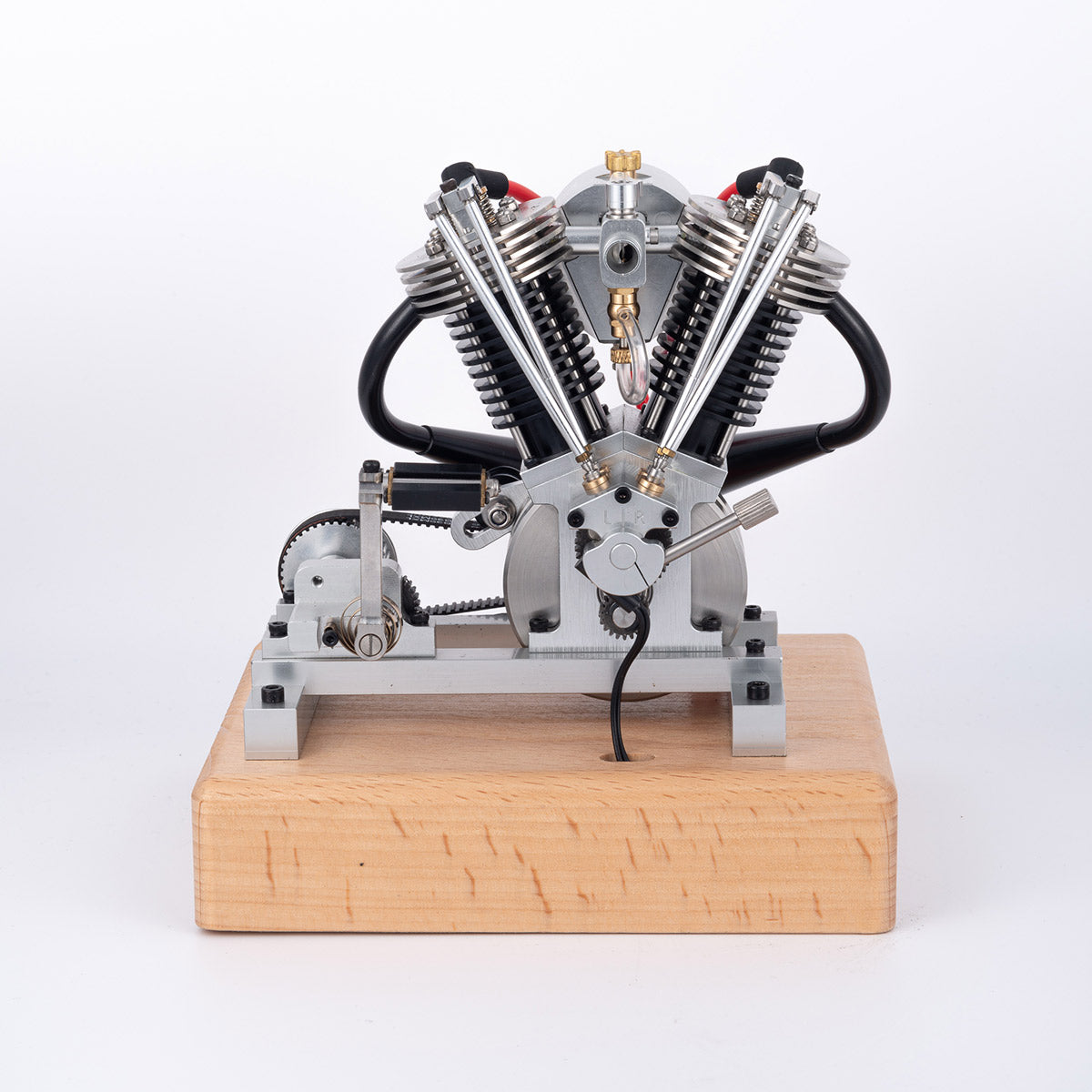 MUSA Hoglet Mini V-twin Engine V2 Gasoline 4-Stroke Engine Motorcycle With Kickstarter - stirlingkit