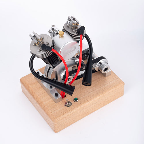 MUSA Hoglet Mini V-twin Engine V2 Gasoline 4-Stroke Engine Motorcycle With Kickstarter
