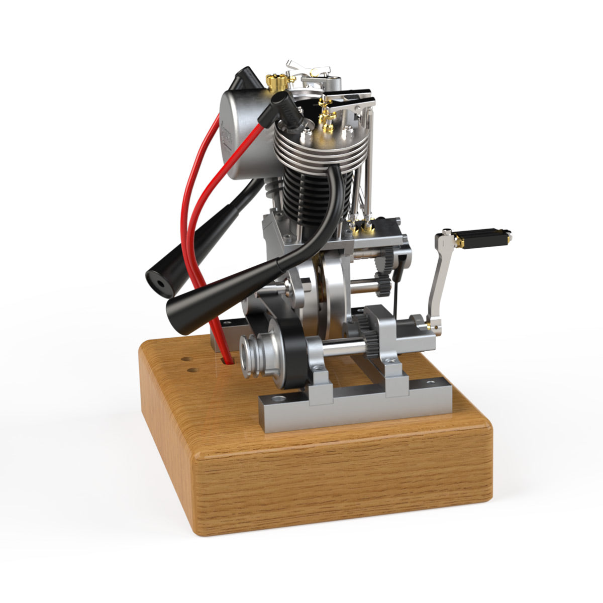 MUSA Hoglet Mini V-twin Engine V2 Gasoline 4-Stroke Engine Motorcycle With Kickstarter - stirlingkit