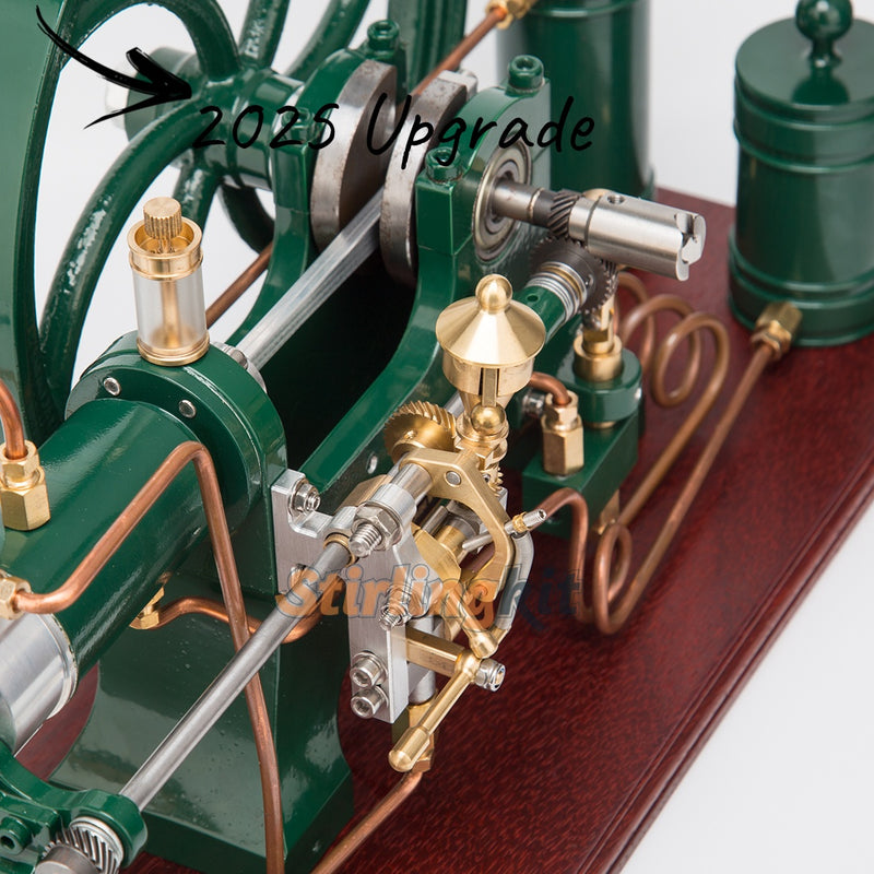 RETROL 16cc Horizontal 4-Stroke Diesel Stationary Engine Model Water-Cooled ICE Engine D16