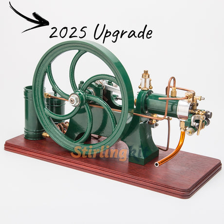 RETROL 16cc Horizontal 4-Stroke Diesel Stationary Engine Model Water-Cooled ICE Engine D16 - stirlingkit