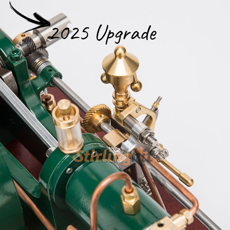 RETROL 16cc Horizontal 4-Stroke Diesel Stationary Engine Model Water-Cooled ICE Engine D16