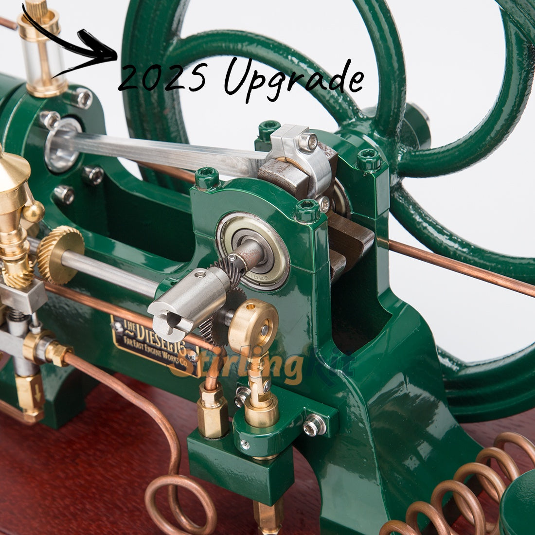 RETROL 16cc Horizontal 4-Stroke Diesel Stationary Engine Model Water-Cooled ICE Engine D16 - stirlingkit