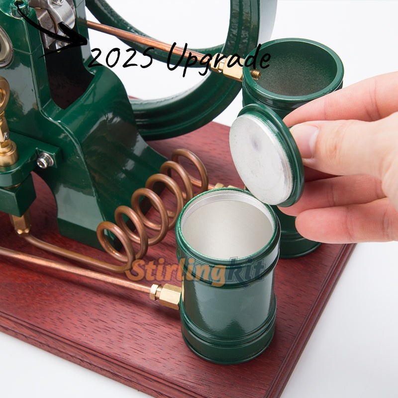 RETROL 16cc Horizontal 4-Stroke Diesel Stationary Engine Model Water-Cooled ICE Engine D16