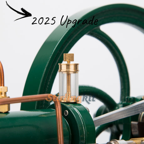 RETROL 16cc Horizontal 4-Stroke Diesel Stationary Engine Model Water-Cooled ICE Engine D16 - stirlingkit