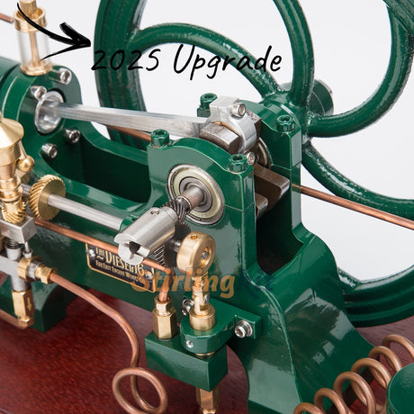 RETROL 16cc Horizontal 4-Stroke Diesel Stationary Engine Model Water-Cooled ICE Engine D16 - stirlingkit