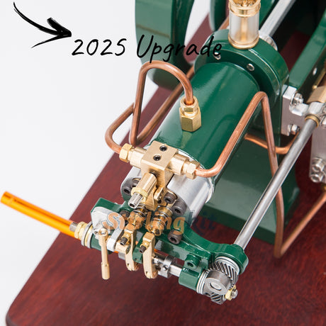 RETROL 16cc Horizontal 4-Stroke Diesel Stationary Engine Model Water-Cooled ICE Engine D16 - stirlingkit