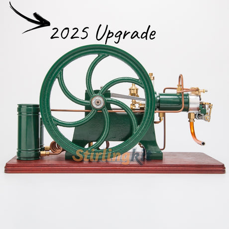 RETROL 16cc Horizontal 4-Stroke Diesel Stationary Engine Model Water-Cooled ICE Engine D16 - stirlingkit