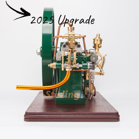 RETROL 16cc Horizontal 4-Stroke Diesel Stationary Engine Model Water-Cooled ICE Engine D16 - stirlingkit