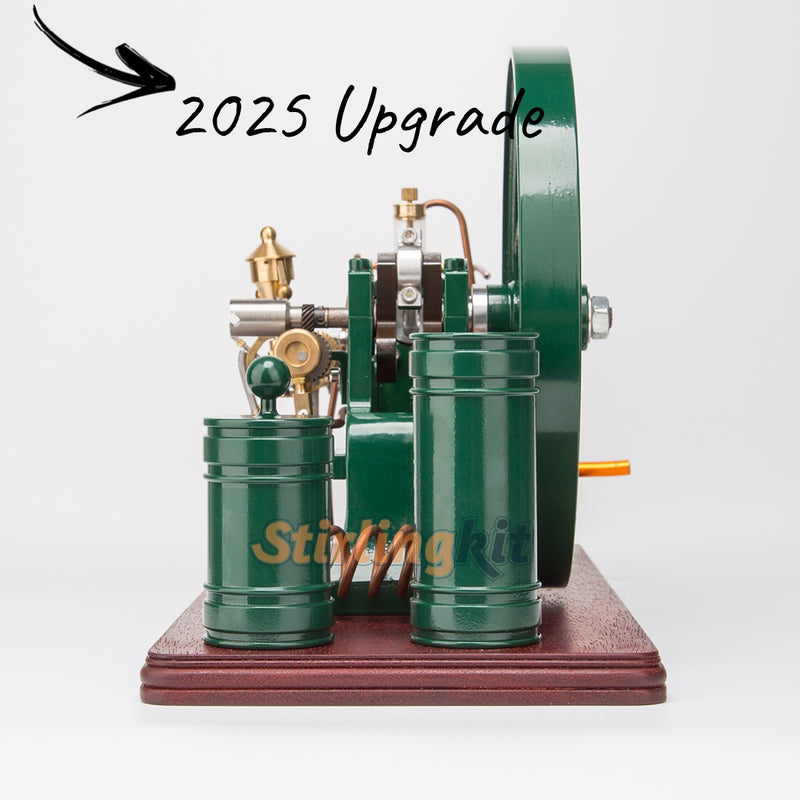RETROL 16cc Horizontal 4-Stroke Diesel Stationary Engine Model Water-Cooled ICE Engine D16
