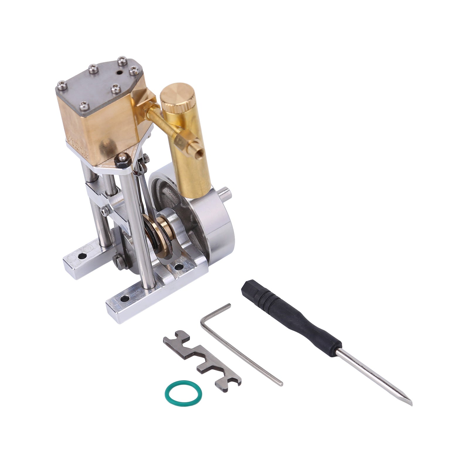 V1313 Mini Reversing Single-Cylinder Steam Engine Vertical Model Kits ...